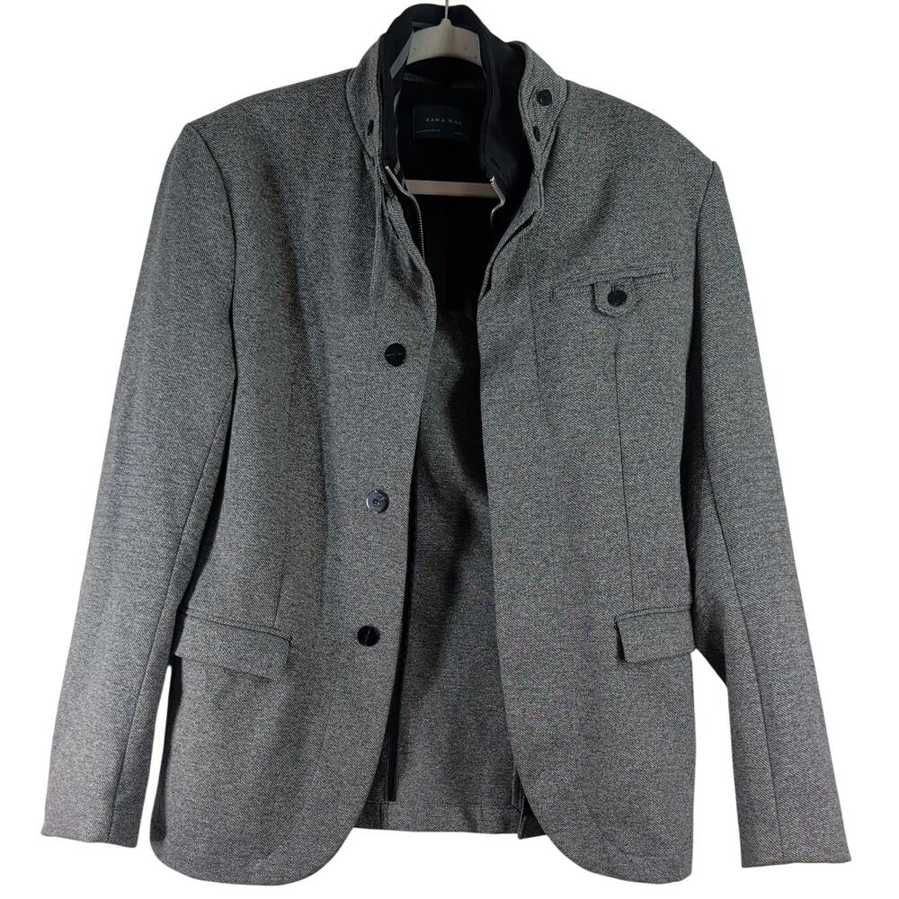 Zara Man 2 in 1 Blazer Jacket, Removable Zipper, Size Medium